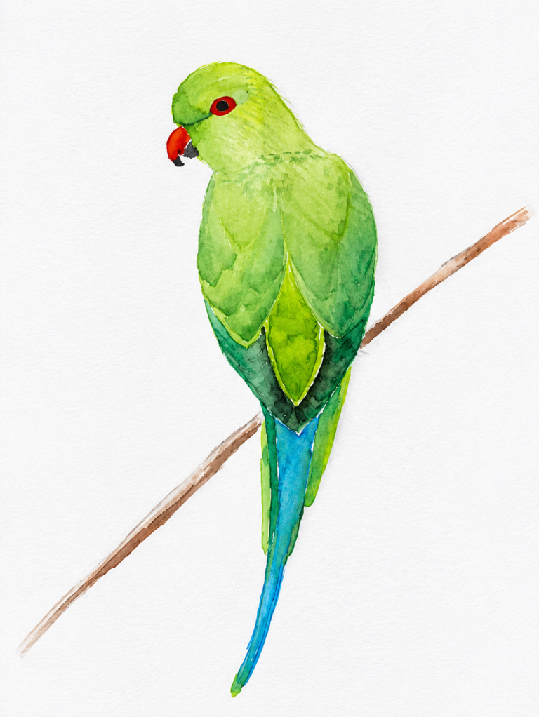 Perched In Green